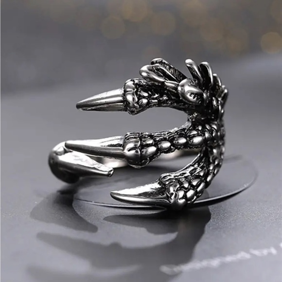MENS TITANIUM STEEL HAWKS CLAW - Picture 4 of 7